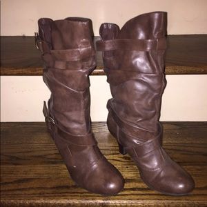 Brown Heel Boots